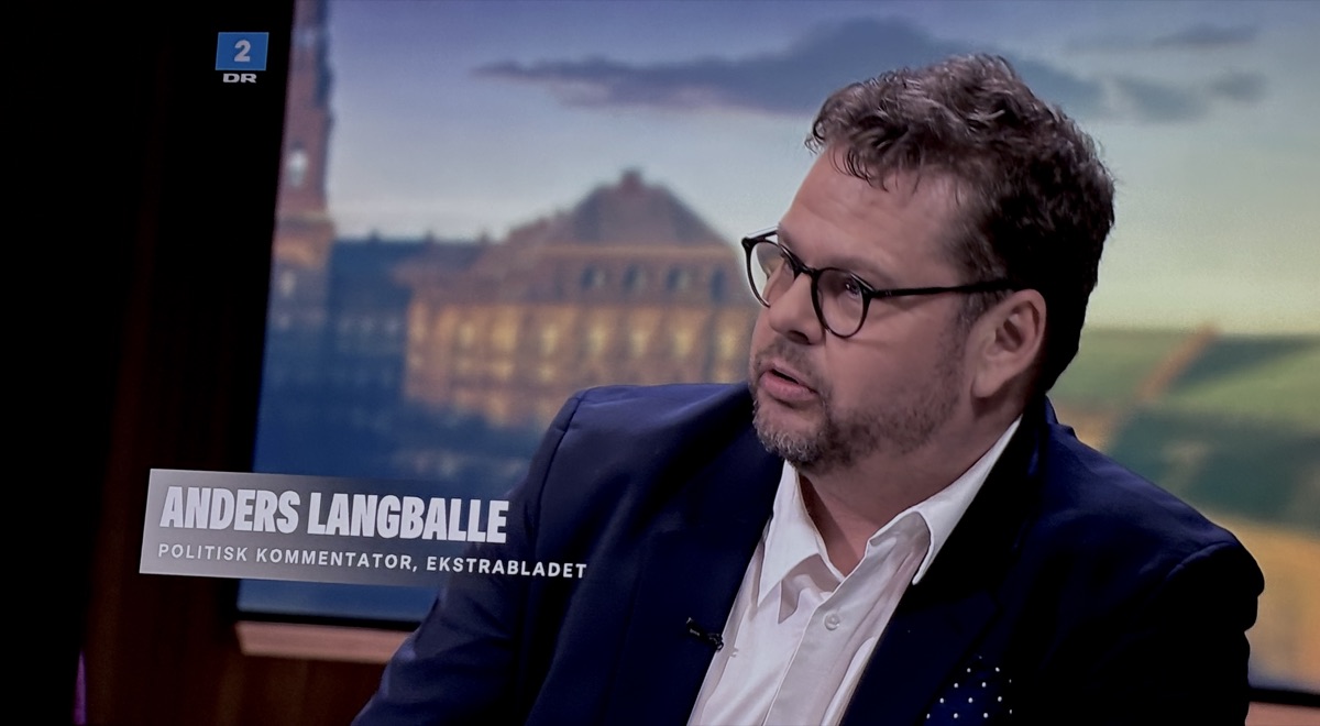 Anders Langballe interviewet på DR2 som politisk kommentator på Ekstra Bladet